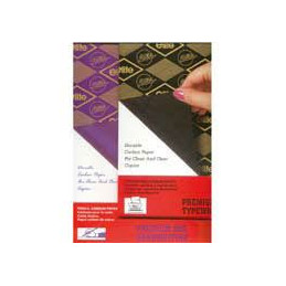 Carta carbone copiativa A4 colore nera 100pz