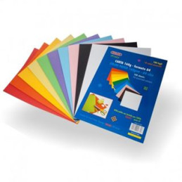 Carta color A4 160gr 100fg 10 colori assortiti wiler