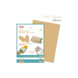 Carta Kraft cardstock 50fg 180grm