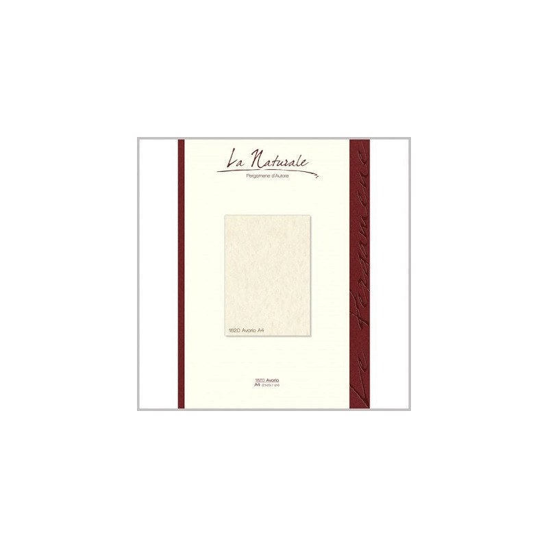Carta pergamena A4 avorio neutre 160gr 12fg