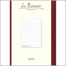 Carta pergamena A4 bianco neutre 160gr 12fg