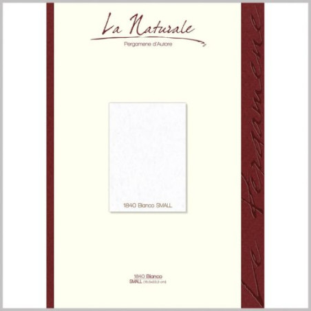 Carta pergamena A5 bianco neutre 160gr 12fg