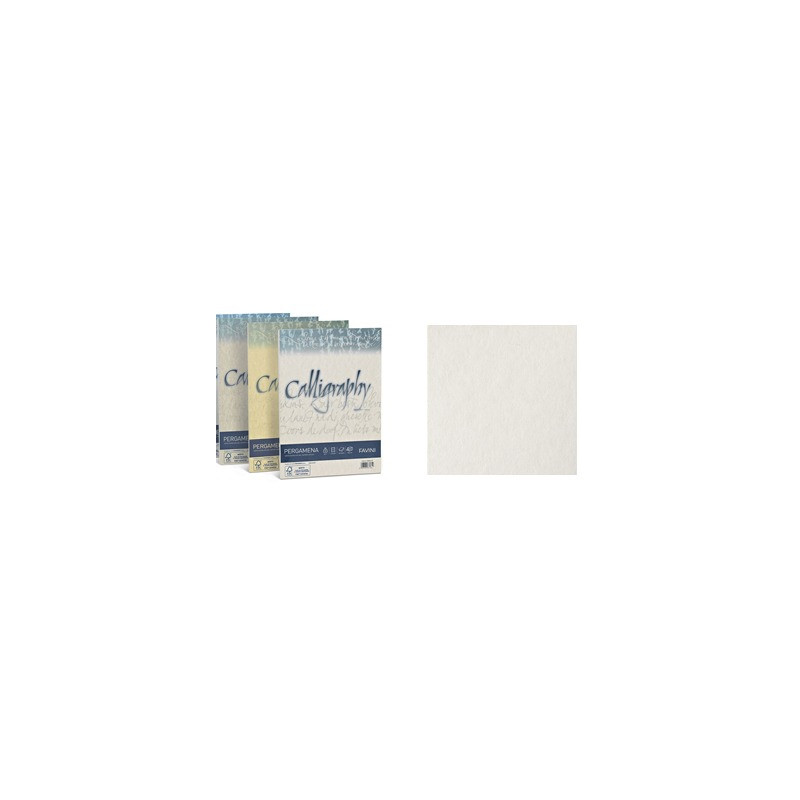 Carta Pergamena Calligraphy  A4 90gr. 50ff bianca