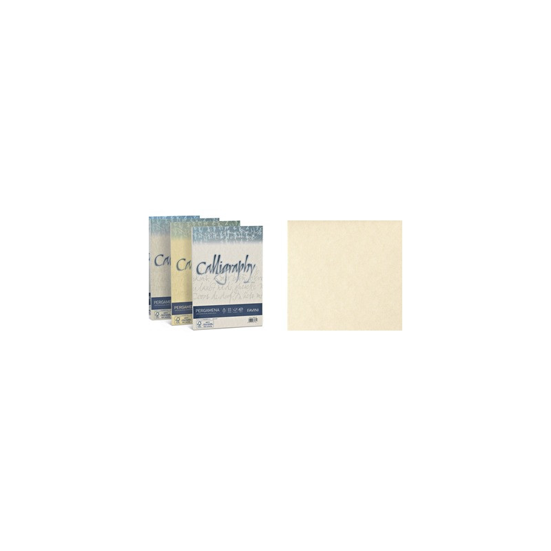 Carta Pergamena Calligraphy  A4 90gr. 50ff naturale