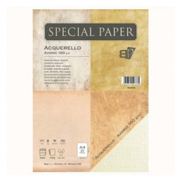 Carta special paper bapi acquerello A4 avorio 160gr 25fg
