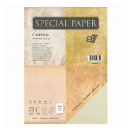 Carta special paper bapi cotton A4 avorio 120gr 25fg
