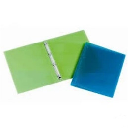 Cartella 4 anelli a4 d.15 trasparente