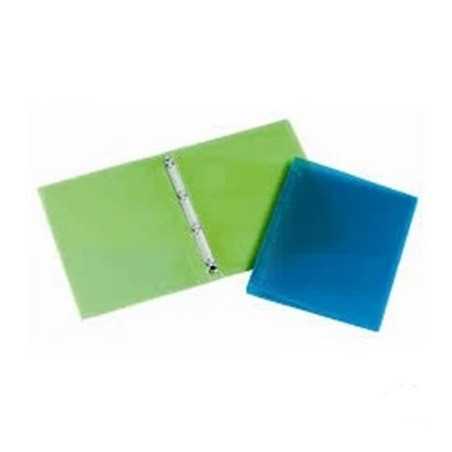 Cartella 4 anelli a4 d.15 trasparente