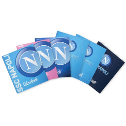 Cartella 4 anelli A4 D.30 colourbook  SSC NAPOLI (list. €4,90)
