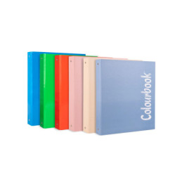 Cartella 4 Anelli A4 d.30 Colourbook colori tenui pastello