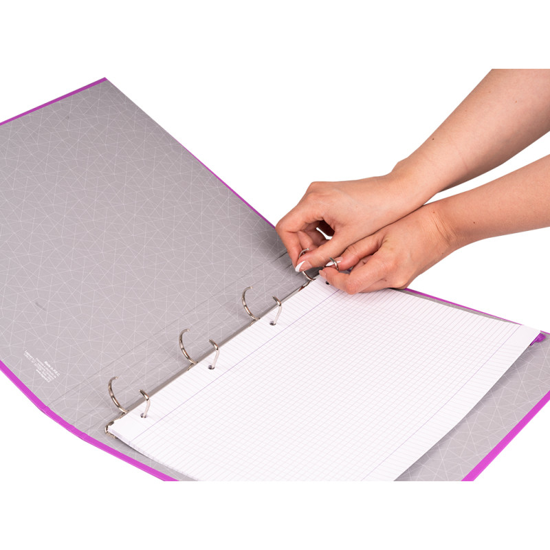 Cartella 4 Anelli A4 d.30 Colourbook con elastico a chiusura