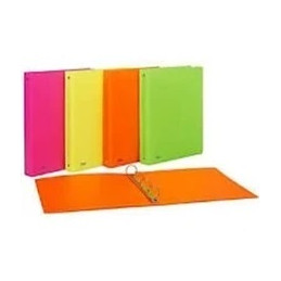 Cartella 4 anelli a4 d.30 fluò
