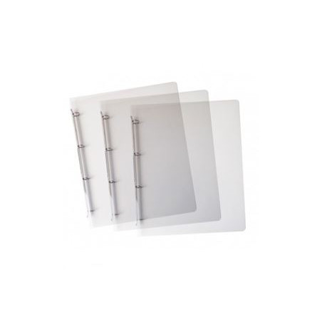 Cartella 4 anelli A4 d.30 in ppl trasparente neutro