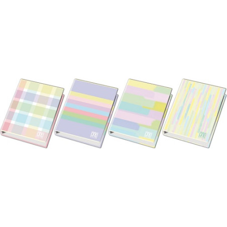 Cartella 4 anelli A4 d.30 one color PASTELPLUS