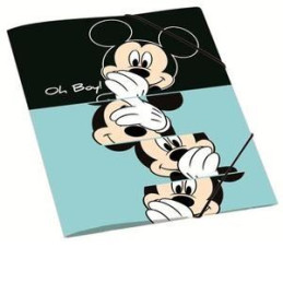 Cartella con 2 elastici d.3 in PPLTopolino