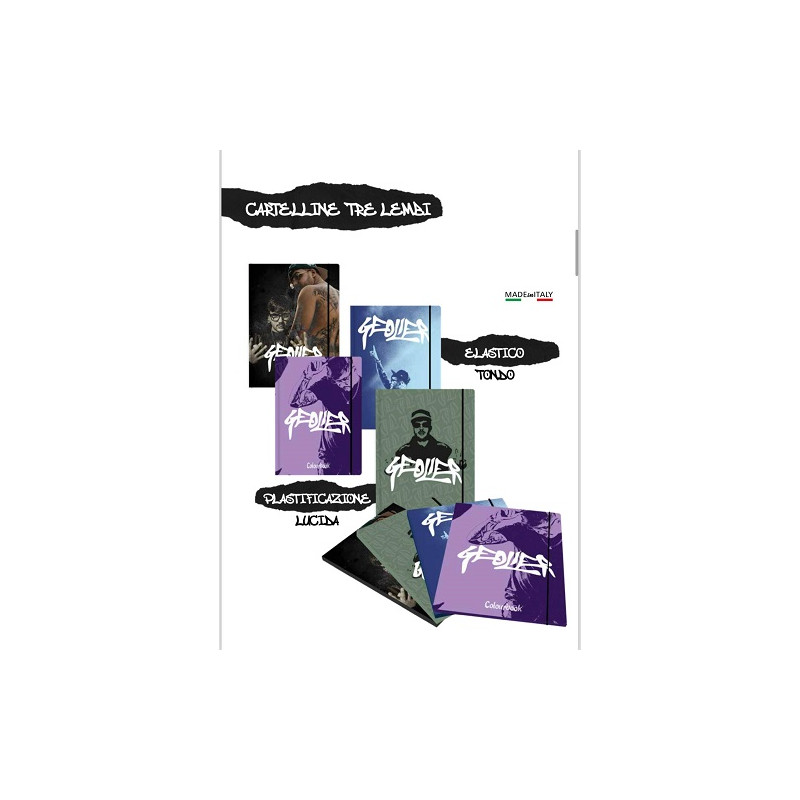 Cartella con elastico d.1 A4 Geolier Colourbook