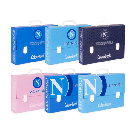 Cartella valigetta polionda SSC NAPOLI Colourbook 35x50