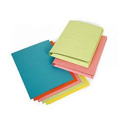 Cartelle 3 lembi verdi Rubino con stampa  50pz 150gr 25x33,5