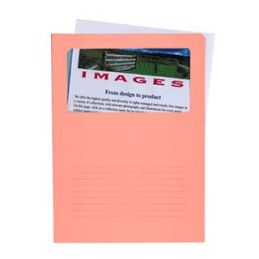 Cartelle con finestra sintex rosa 50pz