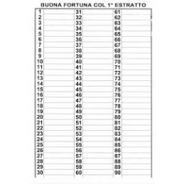 CARTELLONE 1°ESTRATTO