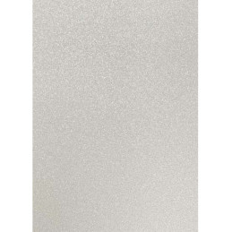 Cartoncino Fabriano glitterato 50x65 bianco  330gr.
