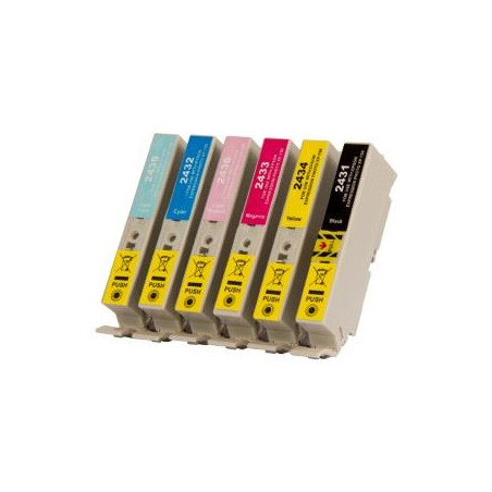 Cartuccia Epson comp 24xl light magenta