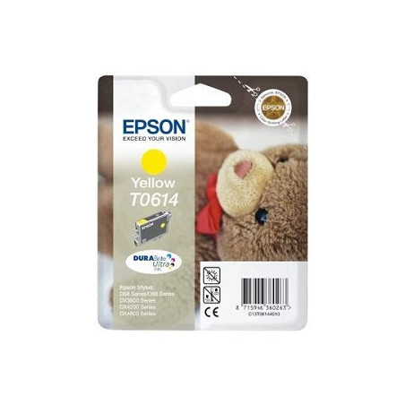 Cartuccia Epson T0614 Originale Giallo