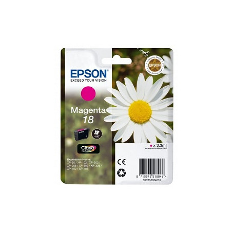Cartuccia Epson T1803 n.18 Originale Magenta