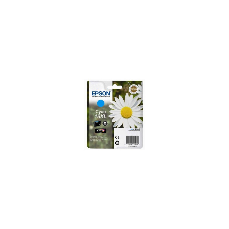Cartuccia Epson T1812 n.18XL Originale Ciano