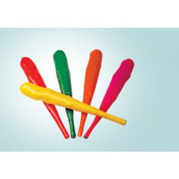 Clava in plastica con fischietto