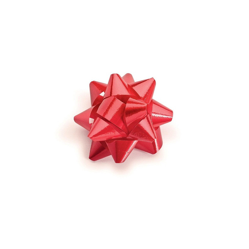Coccarde 9 cm ROSSE cf da 80pz OFFERTA