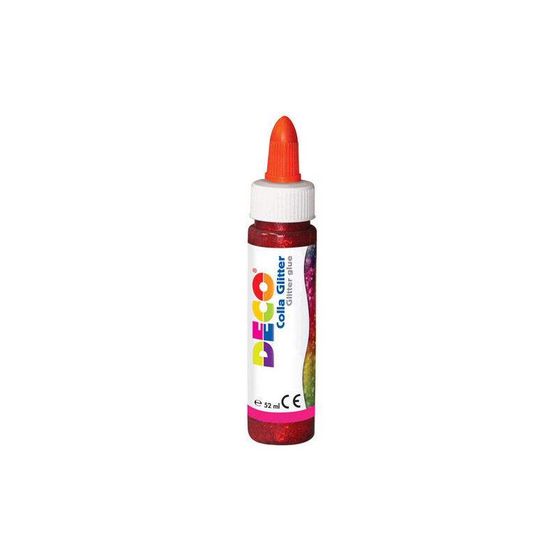 colla glitter argento 52ml DECO