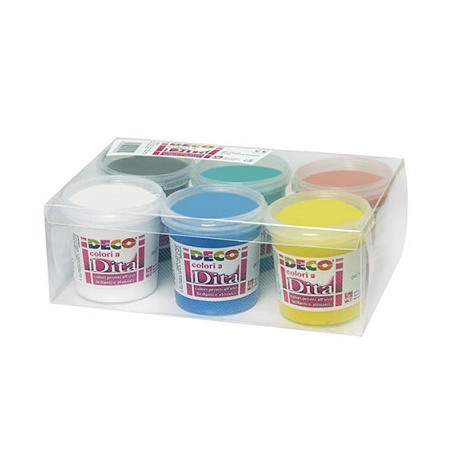 Colori a dita 6pz assortiti