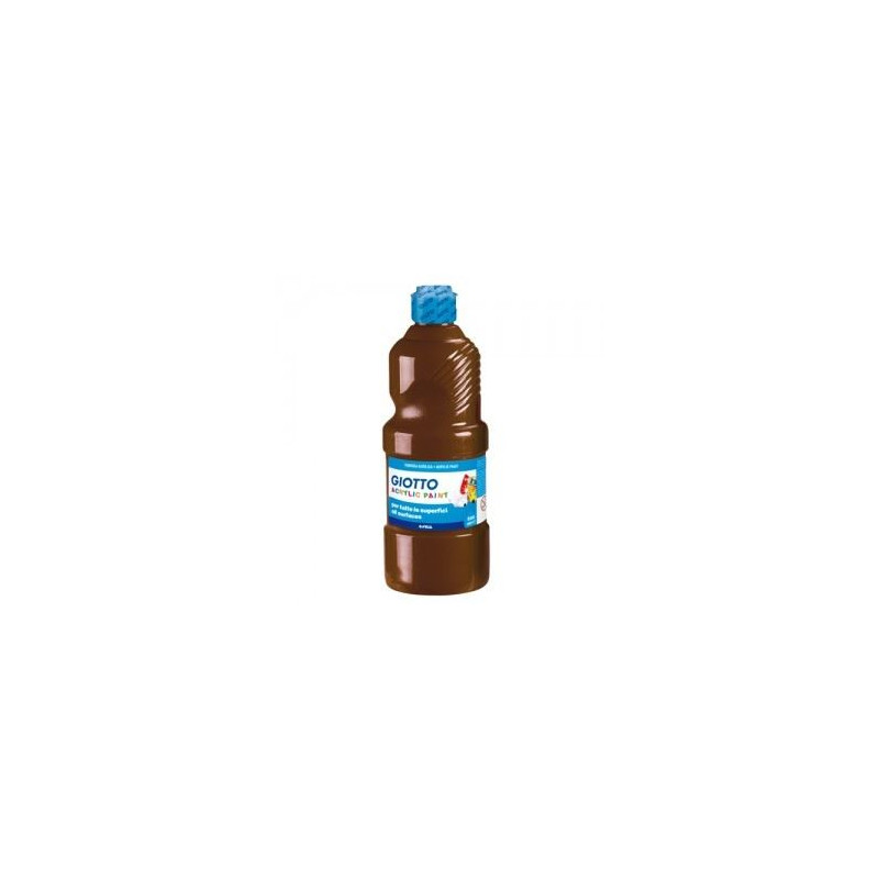 Colori a tempera acrilica marrone 500gr giotto