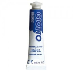 Colori a Tempera giotto tubo 7 blu cobalto da 21 ml