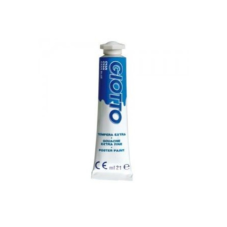 Colori a tempera Giotto tubo 7 ciano da 21ml