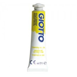 Colori a tempera Giotto tubo 7 giallo primario da 21 ml