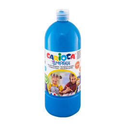 Colori a Tempera Pronta Carioca 1 lt. ciano
