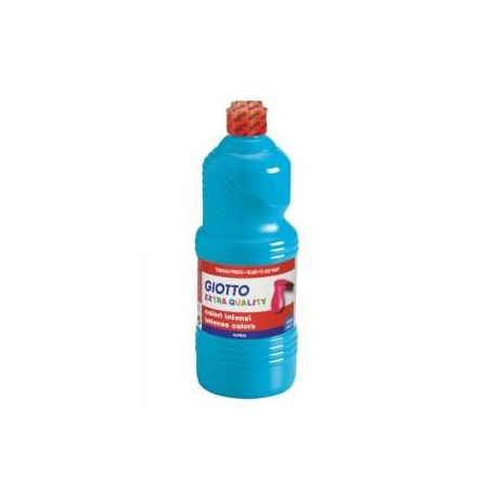 Colori a tempera pronta Giotto ciano da 1000ml