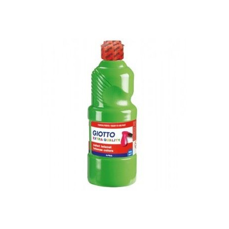 Colori a tempera pronta Giotto verde cinabro da 500ml