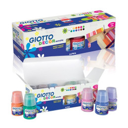 Colori acrilici giotto da 25ml a 12pz