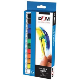 Colori ad olio 12 pz CWR DOM