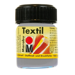 Colori Marabu per tessuto grigio  da 15ml