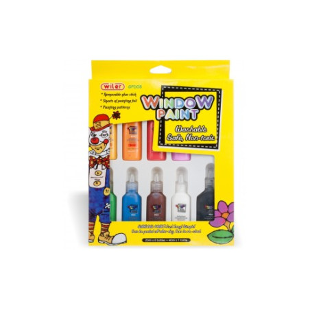 Colori per vetro / contorni 8pz