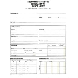 Contratto di locazione ad uso abitativo canone libero