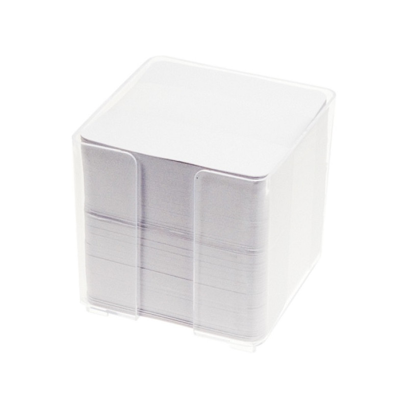 Cubo bianco 800fg con portacubo in PVC