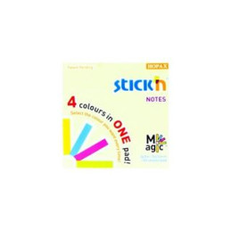 Cubo Memo stick 76x76 colori pastello assortiti rigati 100ff