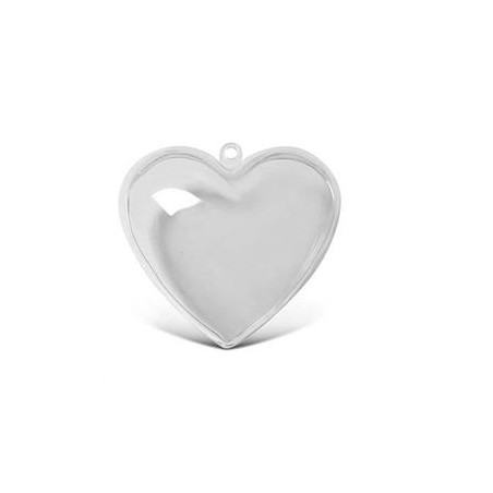 Cuore in kristal 3d cm.8