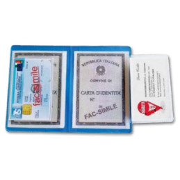 Custodia per Carta identità + 2 porta card in PVC