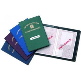 Custodia per Carta identità similpelle